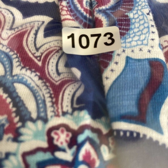 Chico’s 2 The Ultimate Tee Cardigan Paisley Print Open Front Womens Size Large - Picture 12 of 12